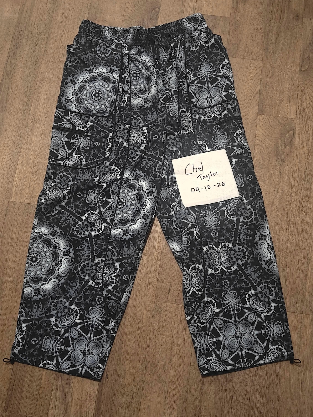 IHR Iheartraves Spiral Mandala Pants NWT
